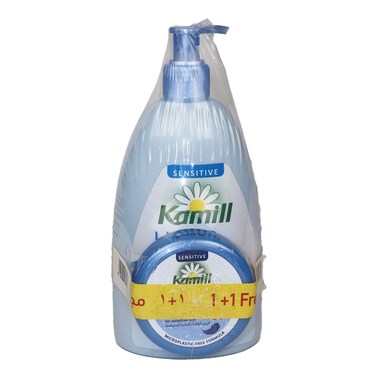 Kamill Sensitive Skin Liquid Soap 500 ml + Sensitive Skin Cream - 50 ml