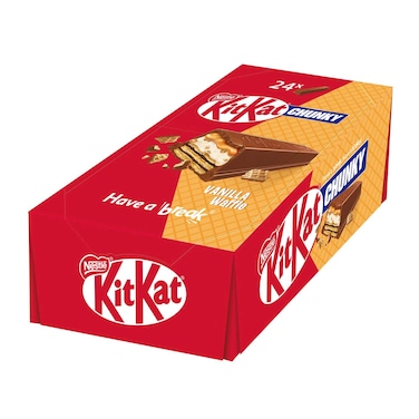 ويفر الشوكولاتة كيت كات تشانكي فانيليا وافل - 44 جرام - 24 باكيت