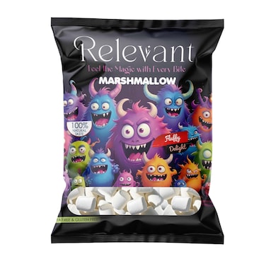 Relevant Monsters Mini Marshmallow - 40 gm