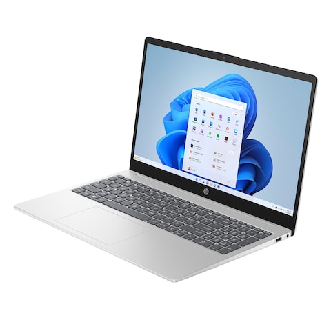 HP 15-fd0237ne Laptop - Intel Core i5-1334U - 512GB SSD - 8GB RAM - 15.6-inch - Integrated Intel GPU - Windows 11 - Natural Silver