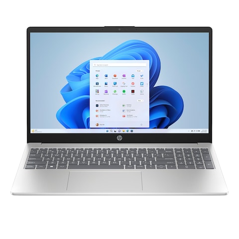 HP 15-fd0237ne Laptop - Intel Core i5-1334U - 512GB SSD - 8GB RAM - 15.6-inch - Integrated Intel GPU - Windows 11 - Natural Silver