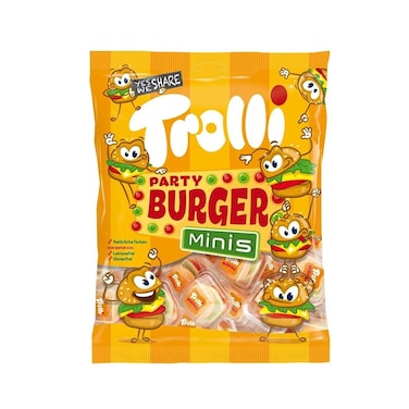 حلوى ترولي مينيس بارتي على شكل برجر - 70 جرام