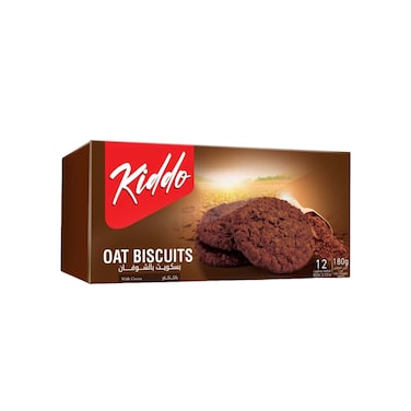 بسكويت الشوفان بالكاكاو كيدو - 180 جرام