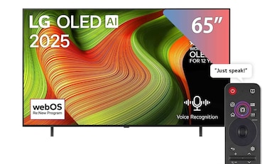 تلفزيون ال جي 65 بوصة 4K أوليد فائق الدقة سمارت - OLED65B56LA