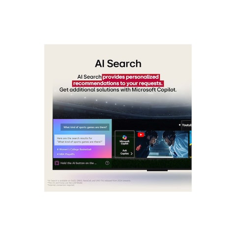 تلفزيون ال جي 75 بوصة 4K كيونيد فائق الدقة سمارت - 75QNED70A6A