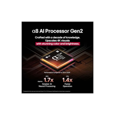 تلفزيون ال جي 77 بوصة 4K أوليد فائق الدقة سمارت - OLED77B56LA