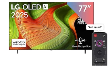 تلفزيون ال جي 77 بوصة 4K أوليد فائق الدقة سمارت - OLED77B56LA