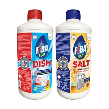 مسحوق غسالات الأطباق فيبا - 1.1كجم + ملح غسالات الأطباق - 1.5كجم