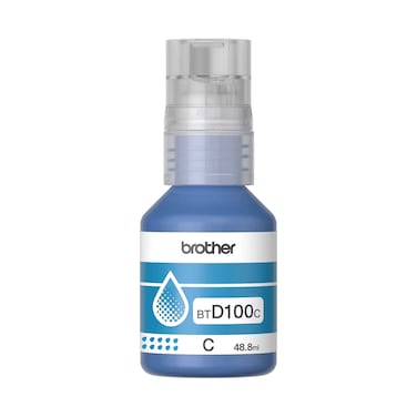 Brother Ultra High Yield Ink Bottle - Cyan - BTD100C