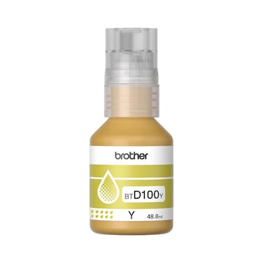 Brother Ultra High Yield Ink Bottle - Yellow - BT-D100Y