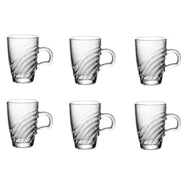 طقم اكواب زجاج بلينك ماكس - 245 مل - 6 قطع - KTZB109