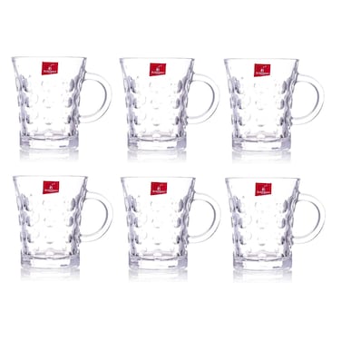 طقم اكواب زجاج بلينك ماكس - 230 مل - 6 قطع - KTZB29-2