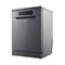 Hoover Dishwasher 13 Person 60 Cm Inverter Digital 5 Programs - Dark Grey - HF3E9L0A-EG