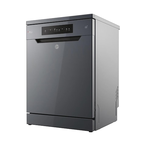 Hoover Dishwasher 13 Person 60 Cm Inverter Digital 5 Programs - Dark Grey - HF3E9L0A-EG