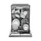 Hoover Dishwasher 13 Person 60 Cm Inverter Digital 5 Programs - Dark Grey - HF3E9L0A-EG