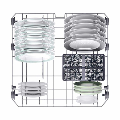 Hoover Dishwasher 13 Person 60 Cm Inverter Digital 5 Programs - Dark Grey - HF3E9L0A-EG