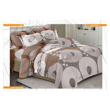 Forebed Printed Microfiber Comforter - 235 x 235 Cm - F510