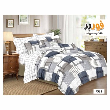 لحاف مايكروفايبر مطبوع فوربد - 235 * 235 سم - F532