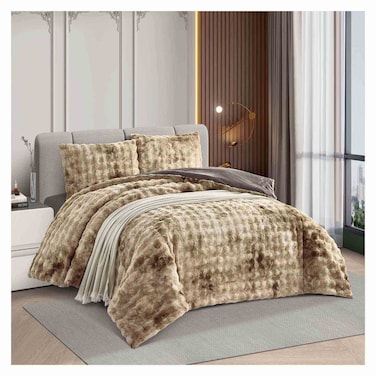 Forbed Fur Comforter - 235 x 235 x 253 Cm