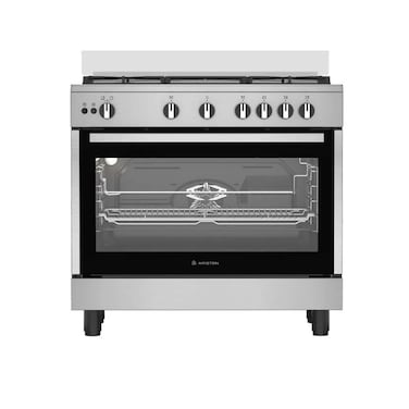 بوتاجاز أريستون غاز ٥ شعلات حديد زهر أمان كامل - 90 سم - ARR9GGF23127XJA