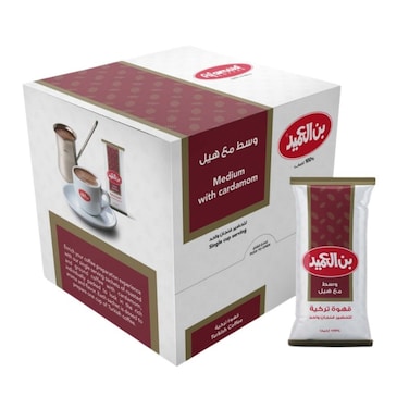 كيس بن العميد وسط مع الهيل - 8 جرام - 24 كيس