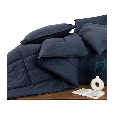 طقم لحاف المأمون لينا - 3 قطع - أوف وايت