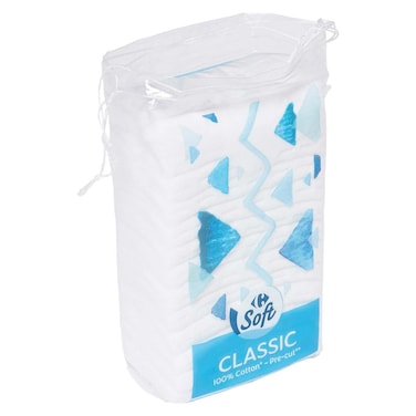 فوط قطنية كارفور ناعمة كلاسيكية مقطعة - 100 جم