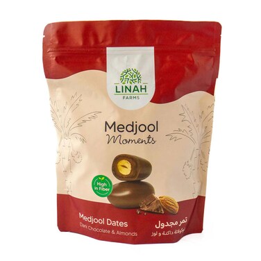 مجدول لينه بالشوكولاتة الغامقه ة اللوز- 300 جرام