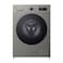 غسالة ملابس إل جي تحميل أمامي واي فاي انفرتر- 8 كجم - فضي بلاتيني - F4Y2TYGYP