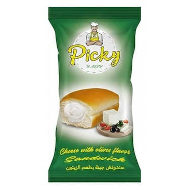 Picky Baker Olive Cheese Sandwich - 1 Piece