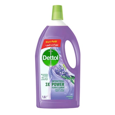 Dettol Antibacterial Power Floor Cleaner Lavender - 1.8L
