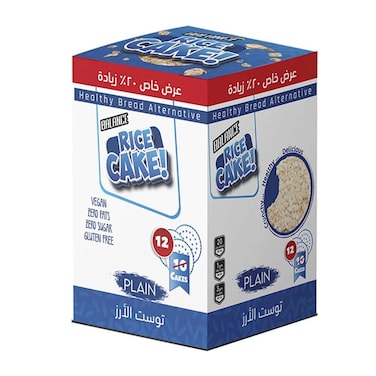 توست الأرز السادة بالانس - 12 قطعة