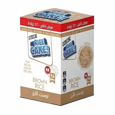 كيك الأرز البني بالانس - 12 قطعة