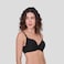 DICE WOMEN FULL CUP BRA BLACK 38 C