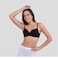 Dice Women Push Up Bra - Black - 40B