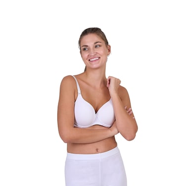 DICE WOMEN PUSH UP BRA WHITE 36 B