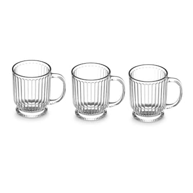 طقم مجات زجاج سيتي جلاس تاج - 3 قطع