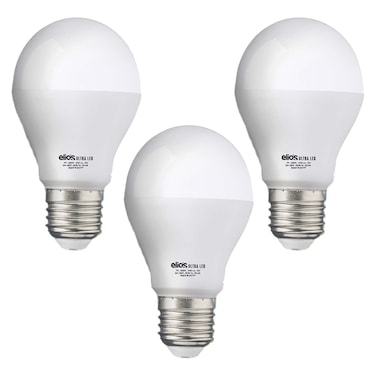 لمبة إليوس الترا ليد 7 واط - ضوء أبيض - 3 قطع