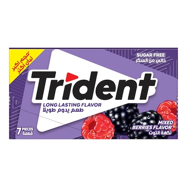 لبان ترايدنت بالتوت المشكل - 13.5 جرام