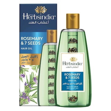 Herbsindia Rosemary and 7 Seeds Hair Oil -180ml