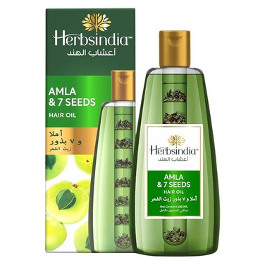 Herbsindia Amla and 7 Seeds Hair Oil -180ml