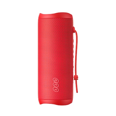 مكبر صوت محمول كيو سي واي بتقنية البلوتوث و صوت ستيريو - أحمر - SP7BK