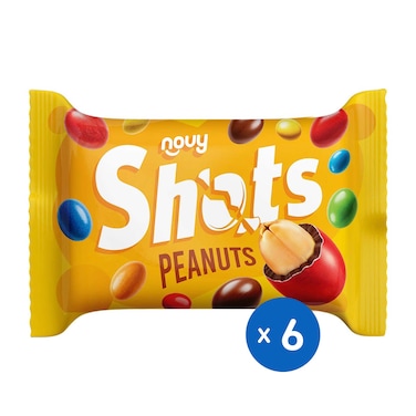 حلوى نوفي شوتس بالفول السوداني - 6 قطع
