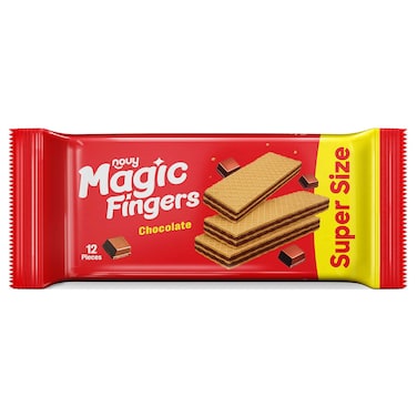 ويفر ماجيك فينجرز المحشو بكريمة الشوكولاتة