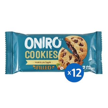 كوكيز الفانيليا أونيرو - 2 كوكيز - 12 قطعة