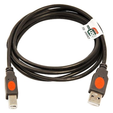 كابل طابعة توبى يو أس بى 2.0 طوله 1.8 متر - رمادي - DC117