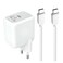 Lavvento Mini Charger Fast Charging - 45W - White - MP545