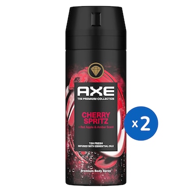 Axe Men Deodorant Cherry Spritiz  - 150ml - 2 Pieces
