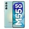 موبايل سامسونج جالكسي M55 - شاشة 6.7 بوصة 128 جيجابايت/8 جيجابايت ثنائي الشريحة بشبكة الجيل الخامس - أخضر فاتح