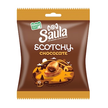 Saula Scotchy Chocolate Candy - 15 Pieces